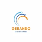 Logotipo eletrônicos moderno minimalista azul e laranja (1)